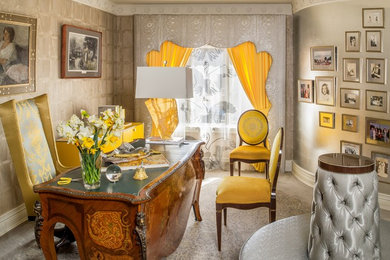 Eclectic home office photo in New York