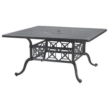 Grand Terrace 60" Square Dining Table, Shade