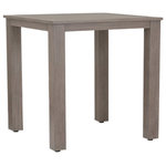 Sunset West Outdoor Furniture - Laguna Pub Table - A re-imagination of materials, the Laguna collection from Sunset West embodies effortlessly stylish living. Crafted in lasting aluminum, with a hand-brushed finish to mimic real driftwood, Laguna captures a timeless look with modern sensibility - offering the look and feel of natural wood, with minimal maintenance.