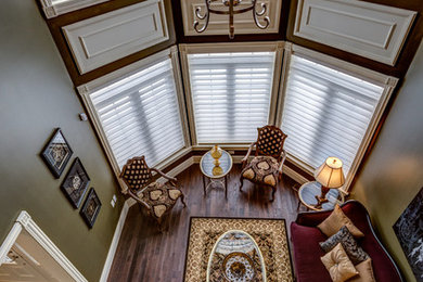 Example of a classic living room design in Other