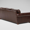 Richmond Leather Sofa, Old English/Chocolate