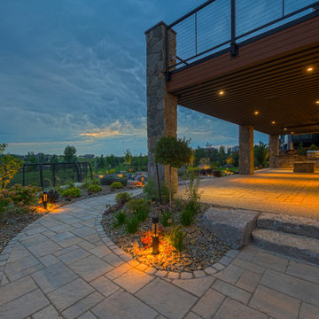 Luxury Backyard Retreat with Armour Stone & Water Feature | Genesis on the Lakes