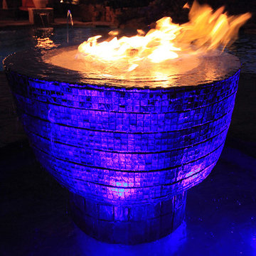Unique Fire & Water Feature