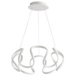 Oxygen Lighting - Cirro 22" Pendant, White - Stylish and bold. Make an illuminating statement with this fixture. An ideal lighting fixture for your home.