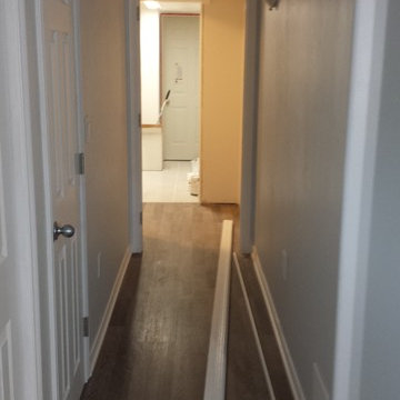 Basement apartment and laundry room