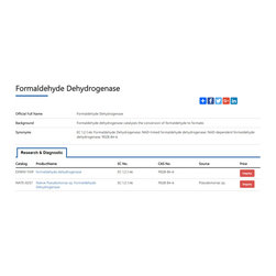 formaldehyde dehydrogenas - Products