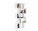 Manhattan Comfort Charming Petrolina Z, Shelf With 5 Shelves, White