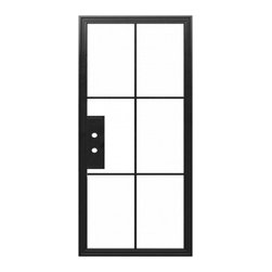 ACERO - STEEL METAL EXTERIOR GRADE 6-LITE FRENCH DOOR WITH LOW-E GLASS - Windows And Doors