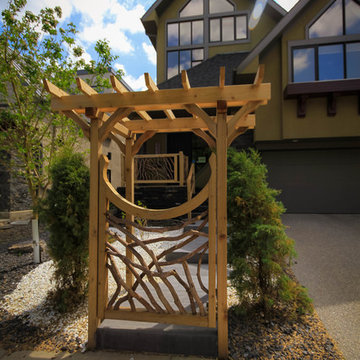 Willow Branch Arbor Feature and Porch