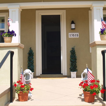 Sanderlings Front Entry Single Retractable Screen Door