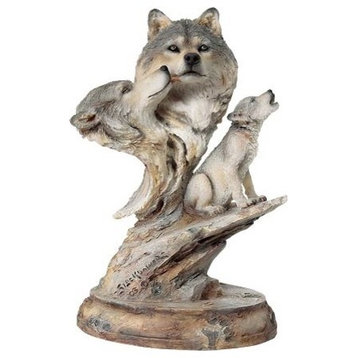 Wolf Family Song Sculpture