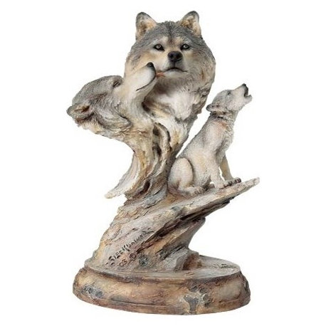 Wolf Family Song Sculpture