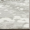 Safavieh Adirondack Collection ADR114 Rug, Silver/Ivory, 6' Square