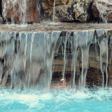 Custom Pool & Waterfall with Grotto.