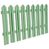 Country Lane Pallet Wood Green 84" Picket Fence