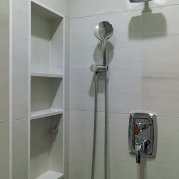 Chic High-Rise Primary Bathroom Makeover