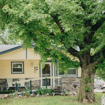 Corner Lot Home, Seamless Siding from All Angles