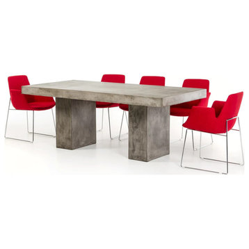 Foreman Modern Concrete Dining Table