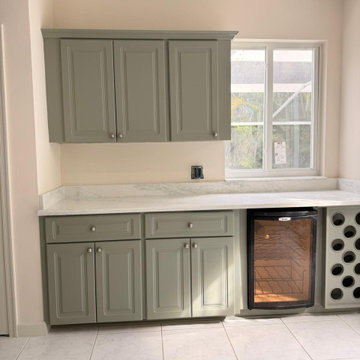 Cabinet Refinishing Project in Boynton Beach