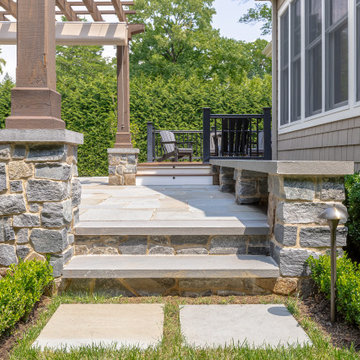 Haddonfield NJ Residence # 8 - Elegant Pergola and Fireplace