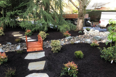 Design ideas for a contemporary landscaping in Seattle.