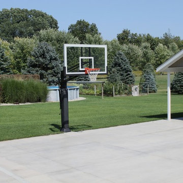 Brian D's Pro Dunk Platinum Basketball System on a 34x38 in Hamilton, MI