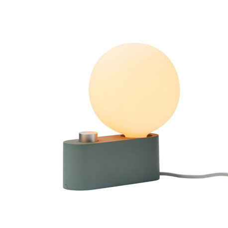 Alumina Table Lamp Sage With Sphere IV