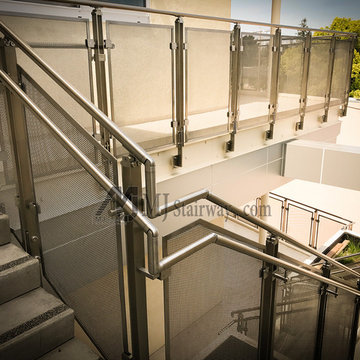 custom commercial stainless steel railing system 1