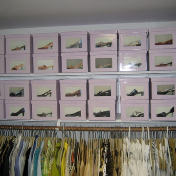 Shoe Organization - Boxes + Photos