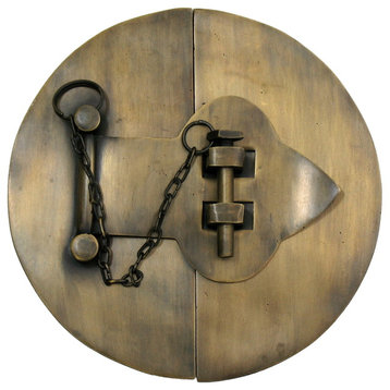 Simple Round Latch With Chain
