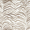 Serengeti Bisque Animal Print 72" Rod Pocket Curtain Panels Pair Cotton, Unlined