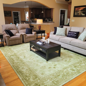 Brightening a Traditional Living Room