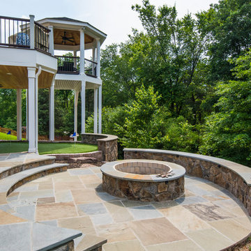 Putting green under deck