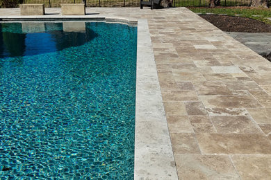 Transitional pool photo in Nashville