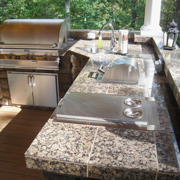 Rustic Outdoor Entertaining Space