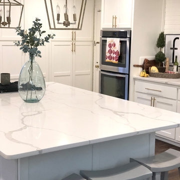 Kitchen remodel - Calcatta Quartz