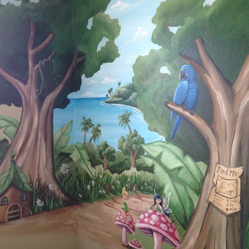 Pirate and Mermaid Beach Mural