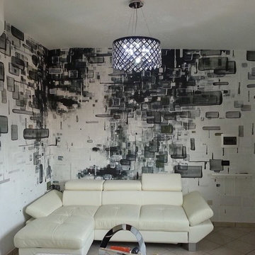 Pannello decorativo in carta da parati