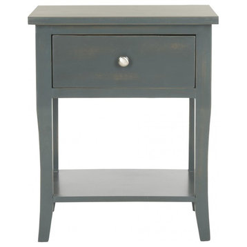 Coby End Table, Dark Teal