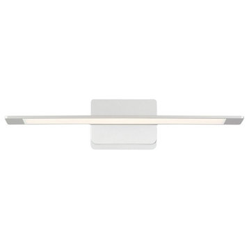 Contemporary Small LED Wall Mount Frosted Acrylic - 5 x 21.5 inches - Wall