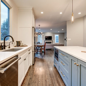 Contemporary Whole Home Renovation in Chevy Chase, MD.