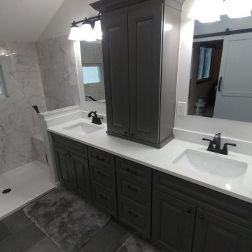 Bathroom remodelled