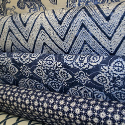 Blue Fabrics - Upholstery Fabric