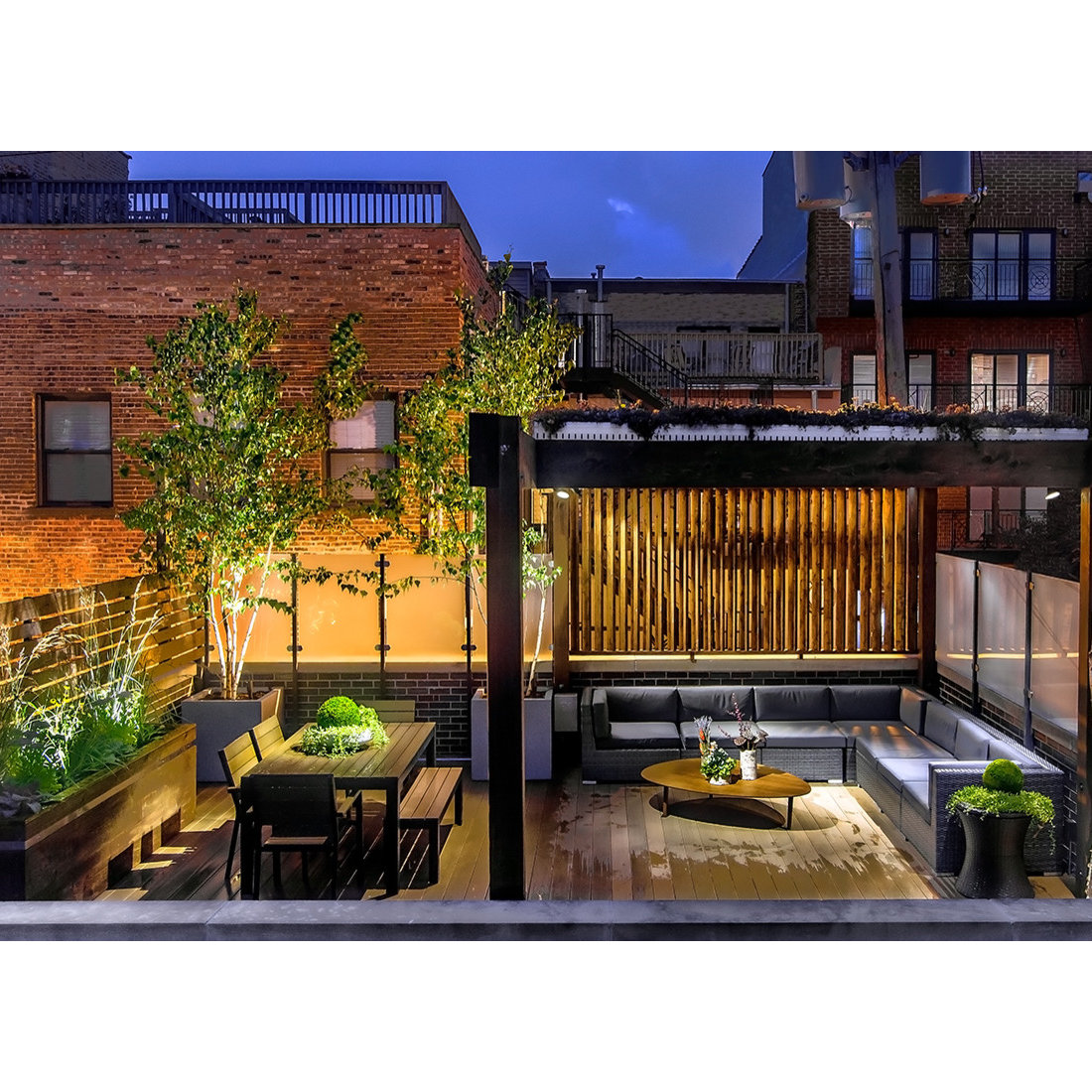 Chicago Wicker Park Garage Rooftop Deck