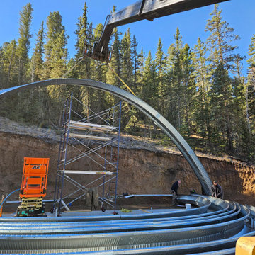 Quonset hut home in Florissant, CO