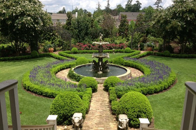 This is an example of a traditional water fountain landscape in Birmingham.