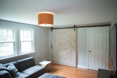 This is an example of a bedroom in Boston.