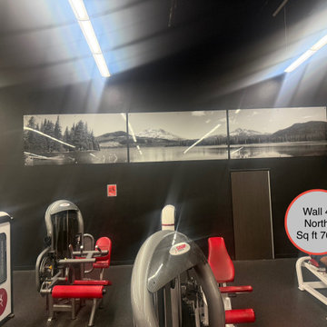 Snap Fitness Interior Paint Job