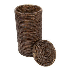 50 Most Por Tropical Toilet Paper Holders For 2018 Houzz Artifacts Trading Company Rattan Double Toilet Roll Holder Espresso Paper Holders
