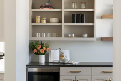 Home bar - transitional home bar idea in Minneapolis